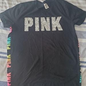 Pink t shirt size large